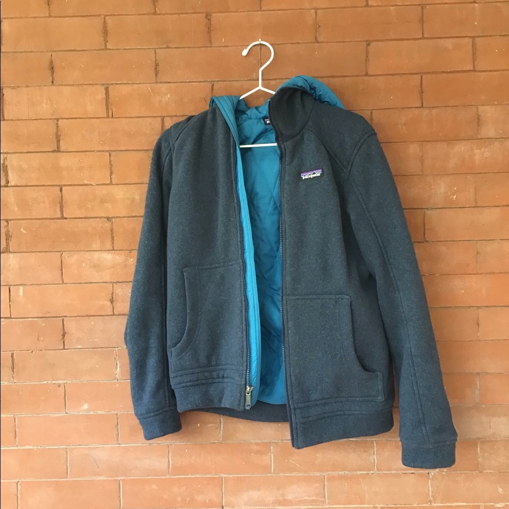 Patagonia hooded insulated knit jacket
